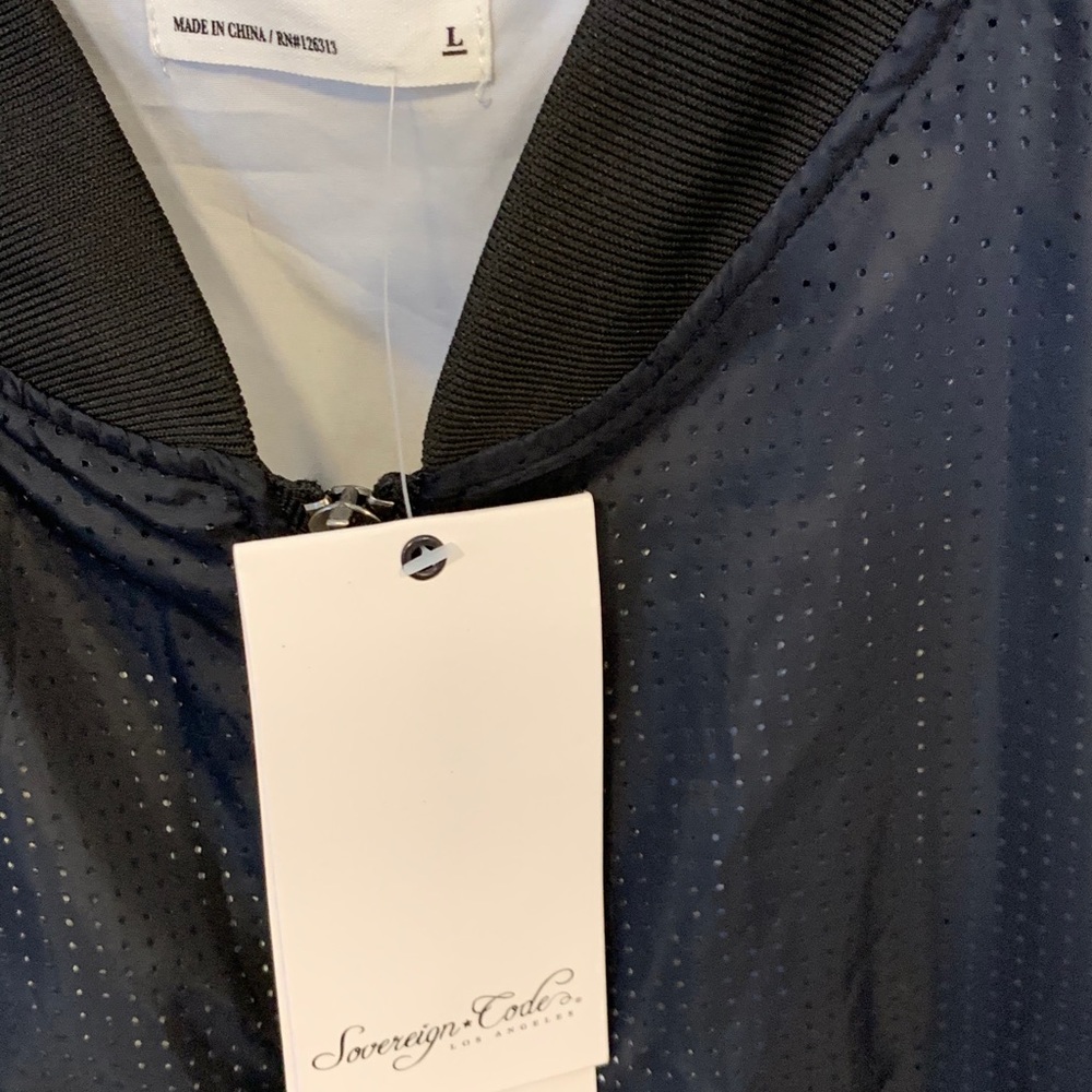 Sovereign Code Flight Bomber Perforated Jacket - Picture 4 of 9